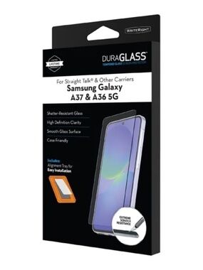 DuraGlass Tempered Glass Screen Protector Installation Tray Samsung Galaxy A37